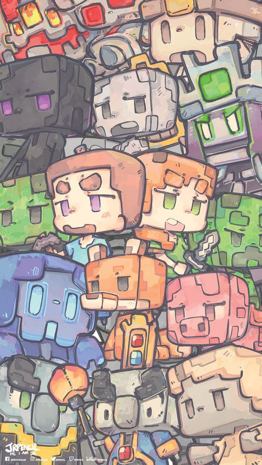 MINECRAFT ART POSTER