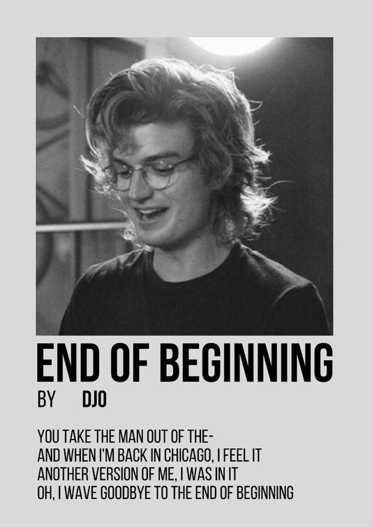 DJO end of beginning poster